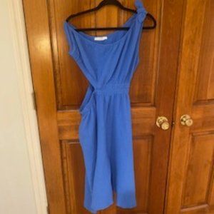 Lush one shoulder side cut-out midi dress